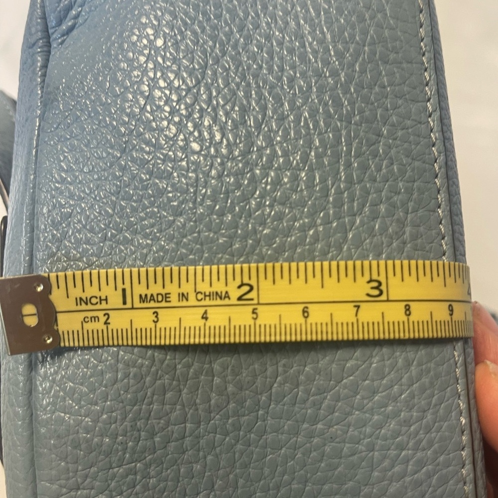 Coach Blue  Pebble Leather Mini Backpack - Picture 14 of 16